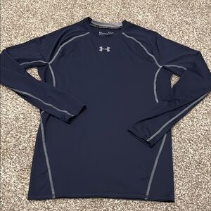 Under Armour Men’s Navy Blue Long Sleeve HeatGear Performance Tee
